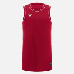 Débardeur match basket Macron Plutonium - coloris rouge