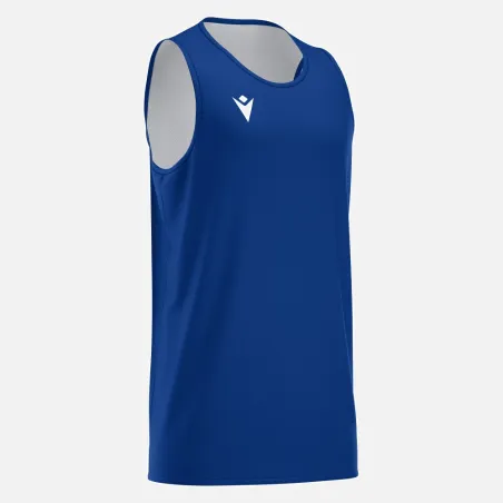 Débardeur basket réversible Macron X500 - coloris bleu/blanc