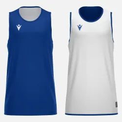 Débardeur basket réversible Macron X500 - coloris bleu/blanc