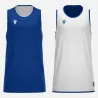 Débardeur basket réversible Macron X500 - coloris bleu/blanc