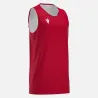 Débardeur basket réversible Macron X500 - coloris rouge/blanc