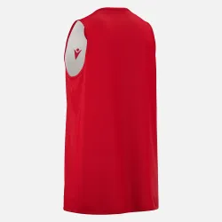 Débardeur basket réversible Macron X500 - coloris rouge/blanc