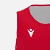 Débardeur basket réversible Macron X500 - coloris rouge/blanc