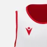 Débardeur basket réversible Macron X500 - coloris rouge/blanc