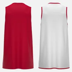Débardeur basket réversible Macron X500 - coloris rouge/blanc